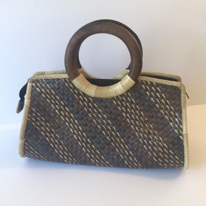 Straw purse